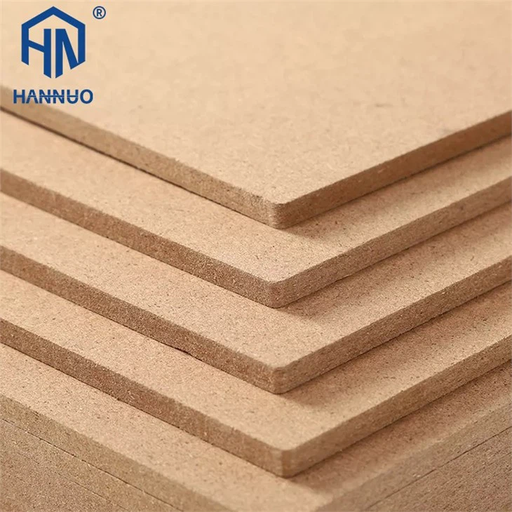 FSC Plain/Raw Mdf Materials Board 8mm 16mm 18mm From China Factory